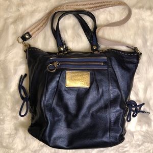 Large Sapphire Blue coach tote